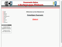 Tablet Screenshot of feuerwehr.eisborn.de